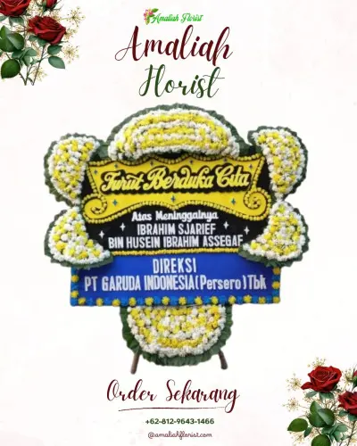 Papan Bunga Duka di Salembaran Jaya
