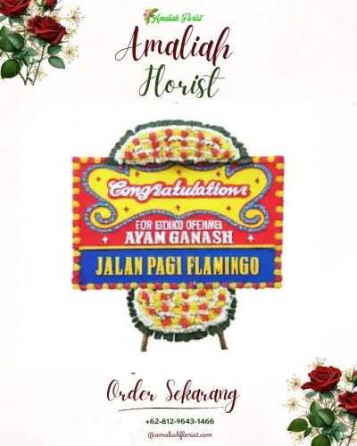 Bunga Papan Congratulation di Salembaran Jaya